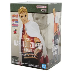 Naruto Shippuden 20th Anniversary Uzumaki Naruto Hokage Figura 10cm Banpresto