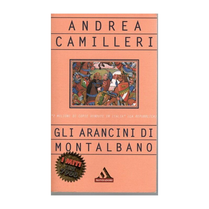 GLI ARANCINI DI MONTALBANO - CAMILLERI - Mondadori - romanzo