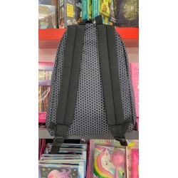 ZAINO EASTPAK COLORE NERO DISEGNO A NIDO D'APE