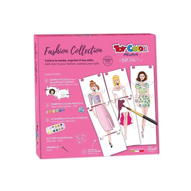 Toy Color - PUZZLE 2 IN 1 FASHION COLLECTION GIFT SETS