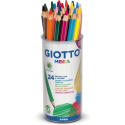 Giotto MEGA - PASTELLONI A COLORI - 24 PEZZI