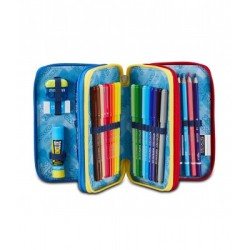 ASTUCCIO SCUOLA ATTREZZATO 3 ZIP SEVEN - Mark On Boy