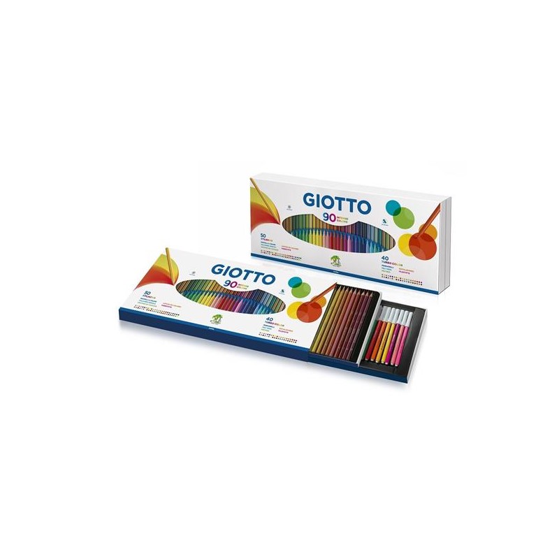 Giotto - 90 INTENSE COLOR SCATOLA 50 PASTELLI A COLORI STILNOVO